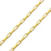 Corrente de Ouro 18K/750 Unissex modelo cartier TIJOLINHO tamanho 45 cm 1mm(fina)