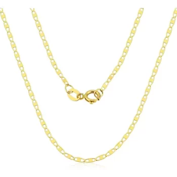 Corrente-de-Ouro-18K/750-modelo-PIASTRINE tamanho-50cm- 1mm (fina) ref.01